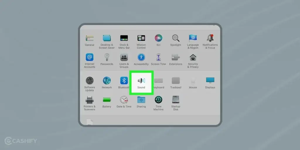 Via System Preferences - Step - 2