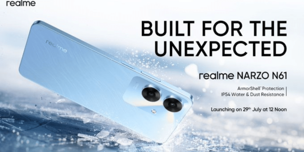 Realme Narzo N61 launching in India on July29
