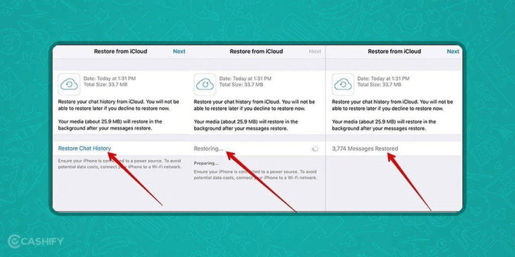 Using iTunes Backup