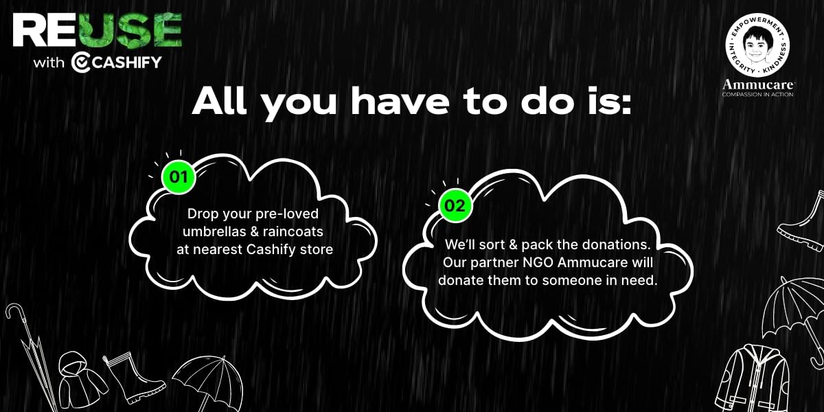 ReUse With Cashify: How To Donate Umbrellas