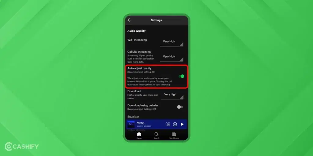 Auto Adjust Quality On