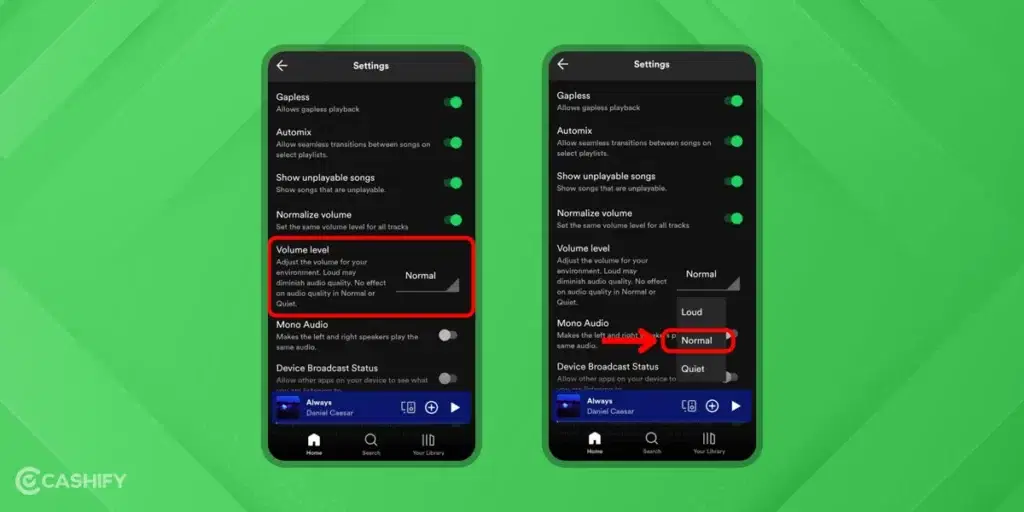 Volume Level Normalise - Sound Quality Improve