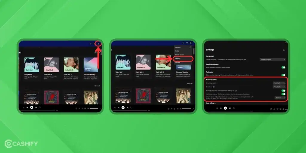Improve Sound Quality on Spotify on Desktop