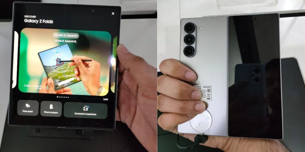 Samsung Galaxy Z Fold 6: Reliance Digital Visit