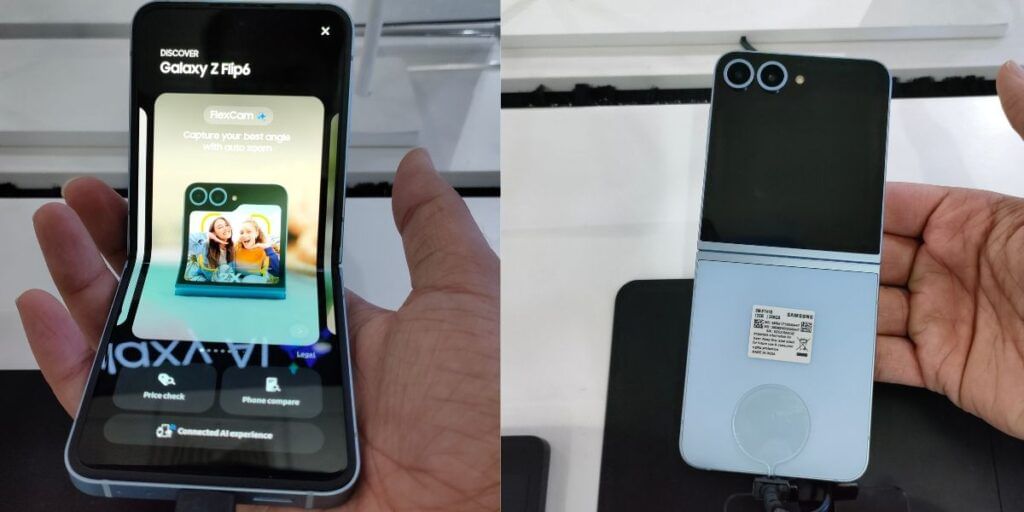 Samsung Galaxy Z Flip 6: Reliance Digital Visit