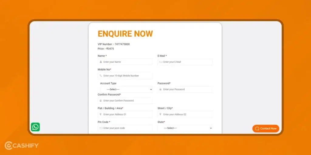 Enquire Now - Airtel fancy number