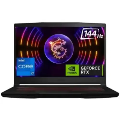 MSI GF63 Thin 12VE 070IN Core i7 12th Gen 16 GB 512 GB SSD Windows 11 6 GB Front