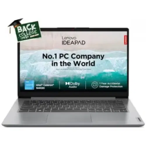 Lenovo IdeaPad 14IGL7 82V6009HIN Intel Celeron Dual Core 8 GB 512 GB SSD Windows 11 Front