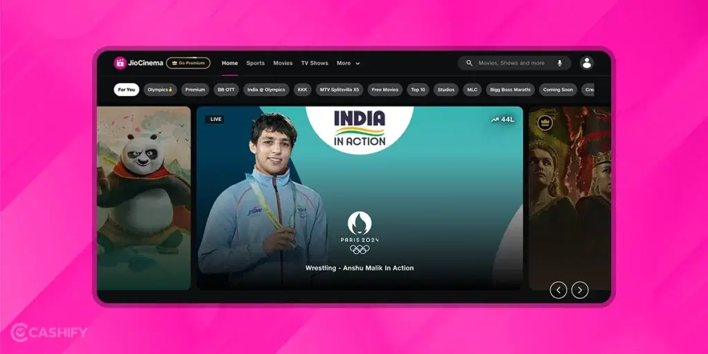 Jio Cinema - Watch Olympics Free