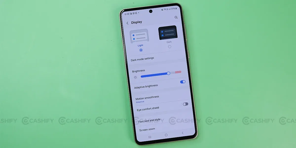 Samsung Galaxy F55 5G Brightness