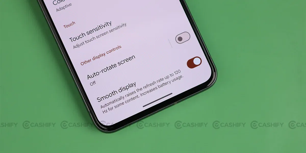 Google Pixel 8 Refresh Rate