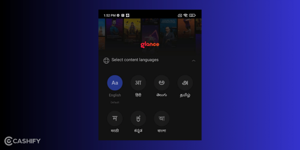 Glance languages support