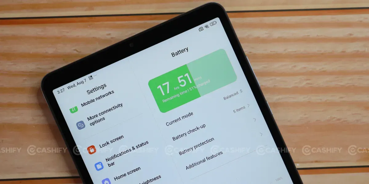 Xiaomi Redmi Pad SE 4G Battery Life