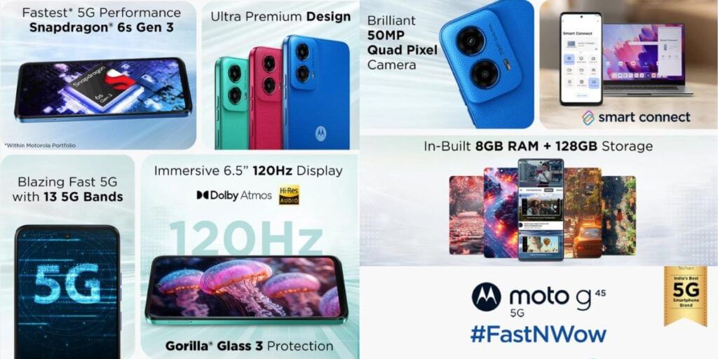 Motorola Moto G45 5G Specs