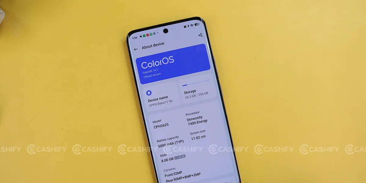 OPPO Reno 12 5G software