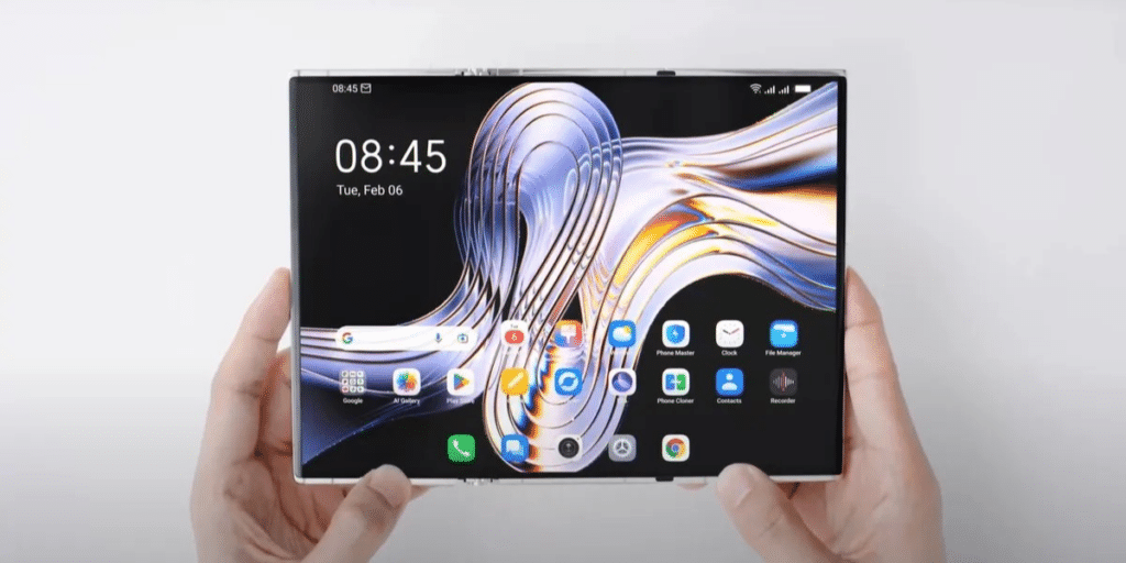 Tecno Phantom Ultimate 2 is a tri-fold smartphone