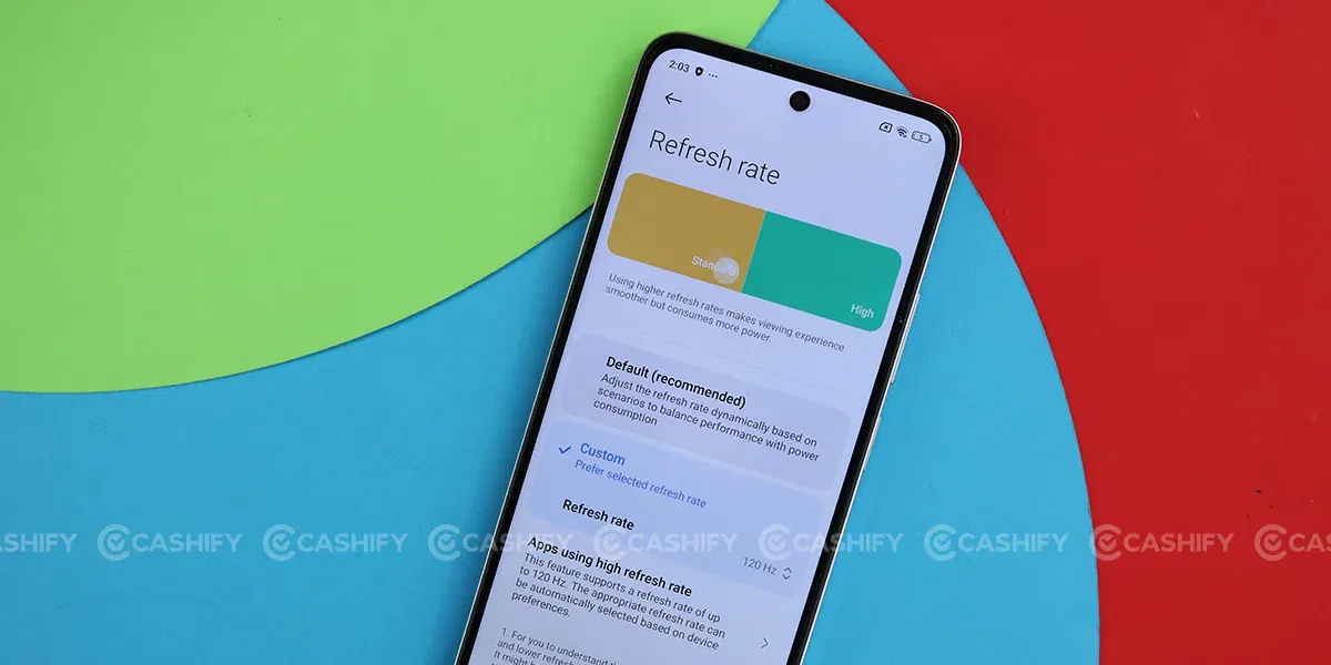 POCO M6 Plus 5G refresh rate