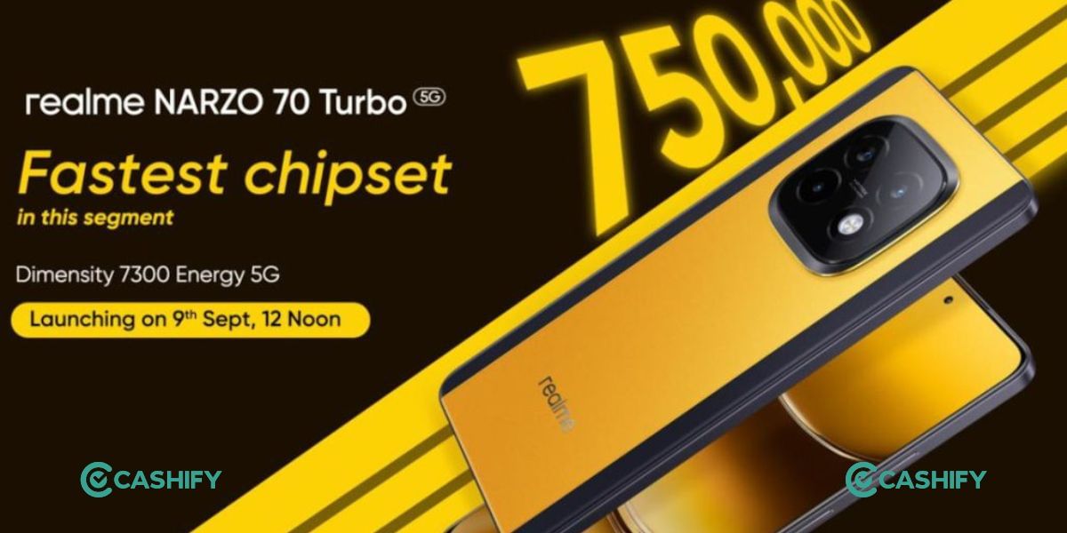 Realme Narzo 70 Turbo 5G Set To Launch On September 9: Check The Specs