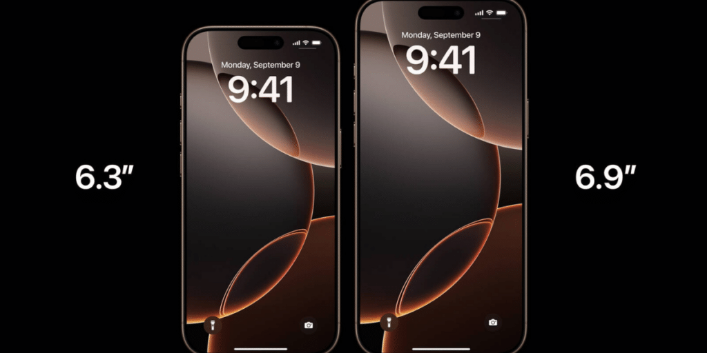 Apple iPhone 16 Pro Screen Size