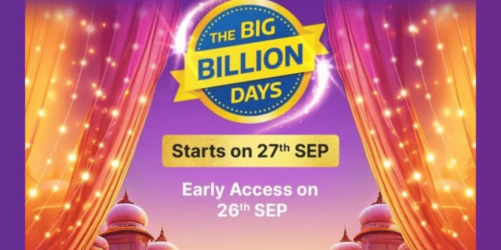 Flipkart Big Billion Days Sale 2024 date, starting September 26