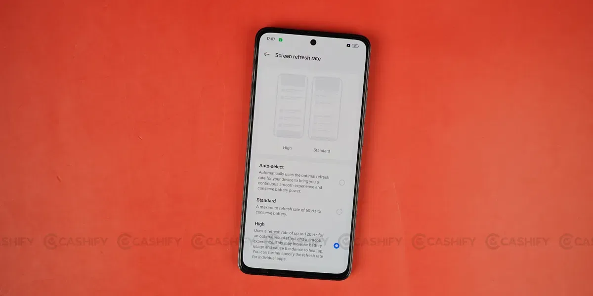 Oppo F27 5G Refresh Rate