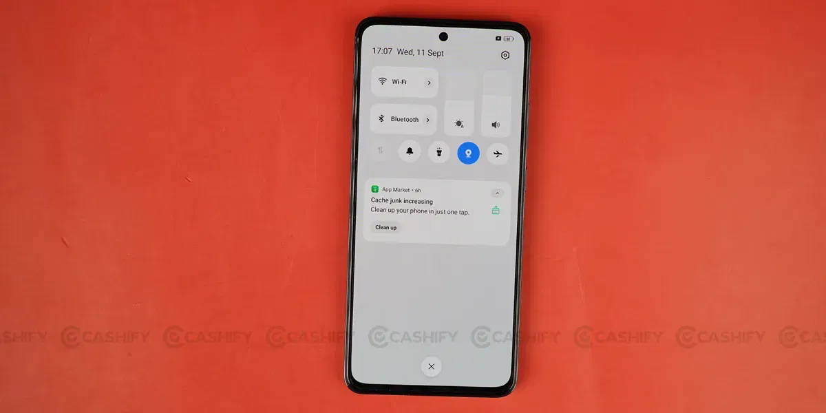 Oppo F27 5G Notification Panel