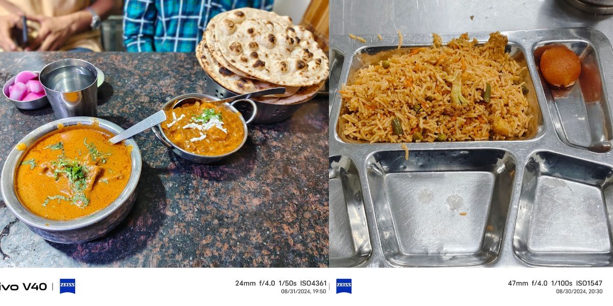 Vivo V40 Camera food filter sample