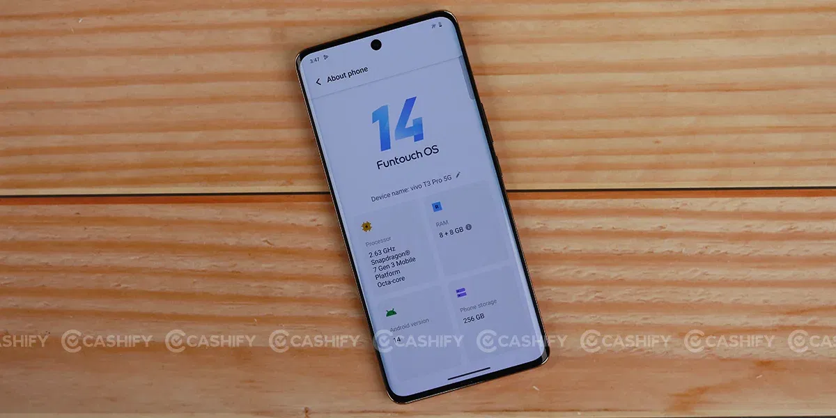 Vivo T3 Pro system update