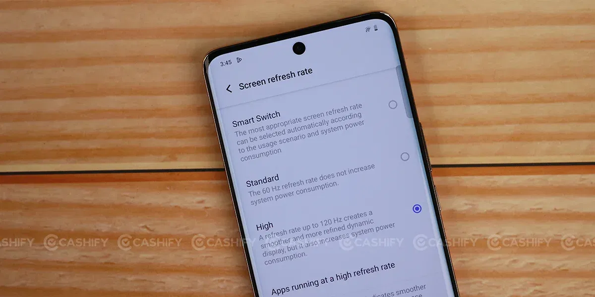 Vivo T3 Pro refresh rate