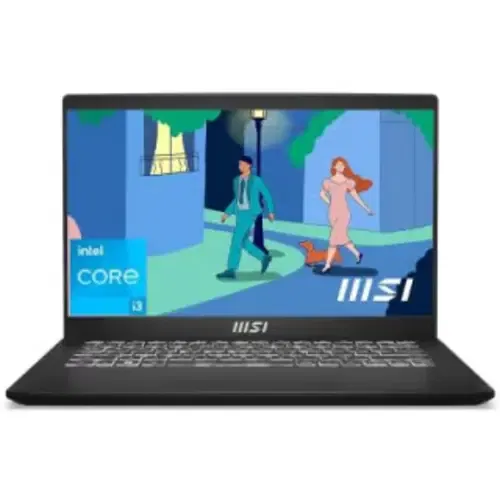 MSI Modern 14 C12MO 1213IN Core i3 12th Gen 8 GB 512 GB SSD Windows 11 Front