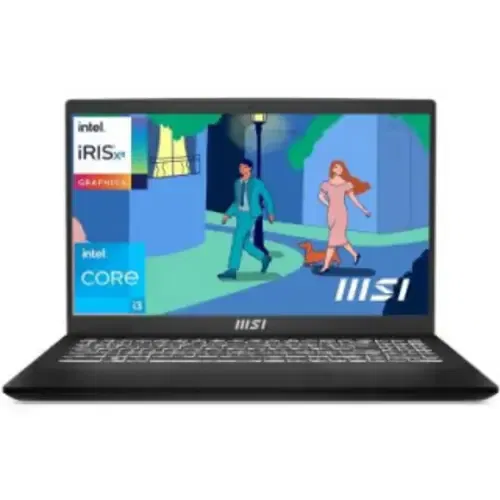 MSI Modern 15 B12MO 1008IN Core i3 12th Gen 8 GB 512 GB SSD Windows 11 Front