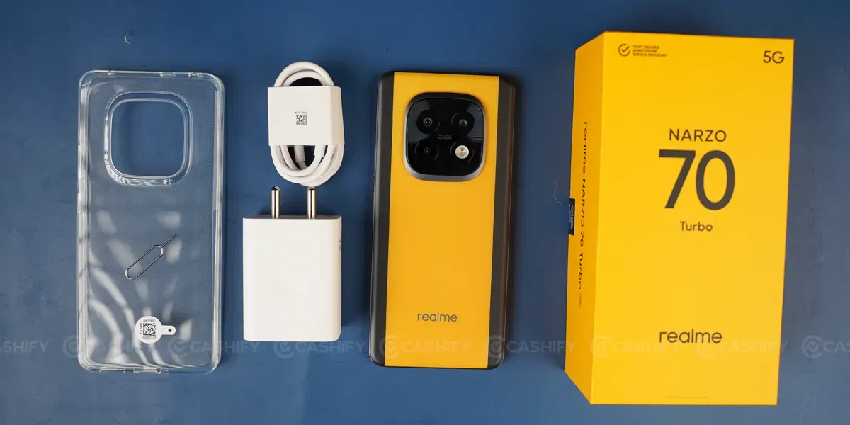 Realme Narzo 70 Turbo 5G box content