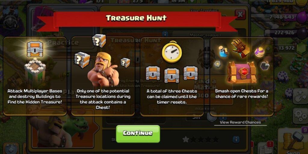 How To Participate In Treasure Hunt Event In Clash Of Clans
