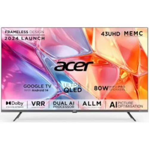 Acer Super Series AR43QDXGU2875AT 43 inch (109 cm) QLED 4K