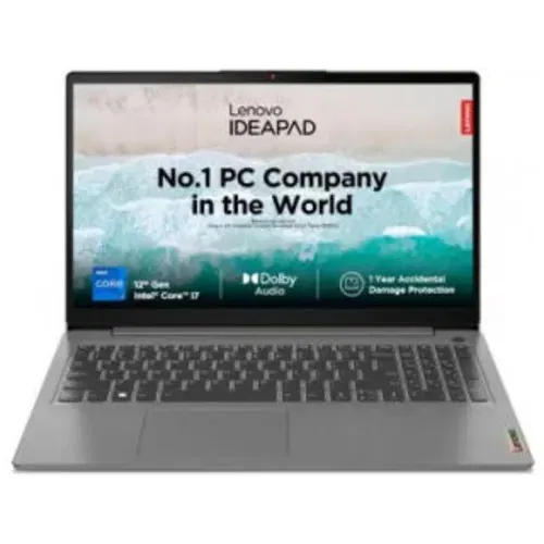 Lenovo IdeaPad 3 15IAU7 82RK011FIN Core i7 12th Gen 16 GB 512 GB SSD Windows 11 Front