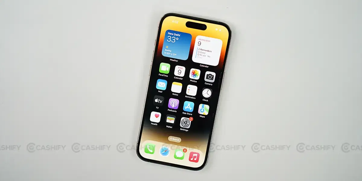 Apple iPhone 14 Pro UI