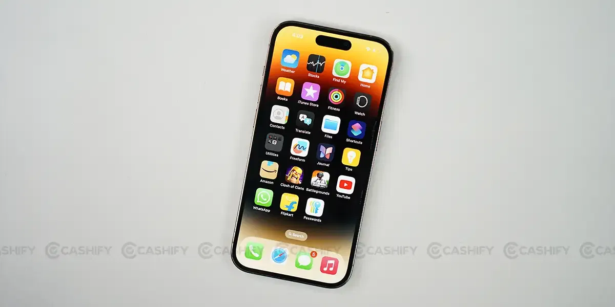 Apple iPhone 14 Pro UI