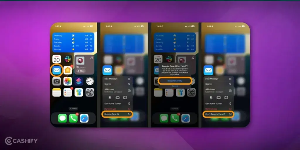 lock and hide apps on ios 18