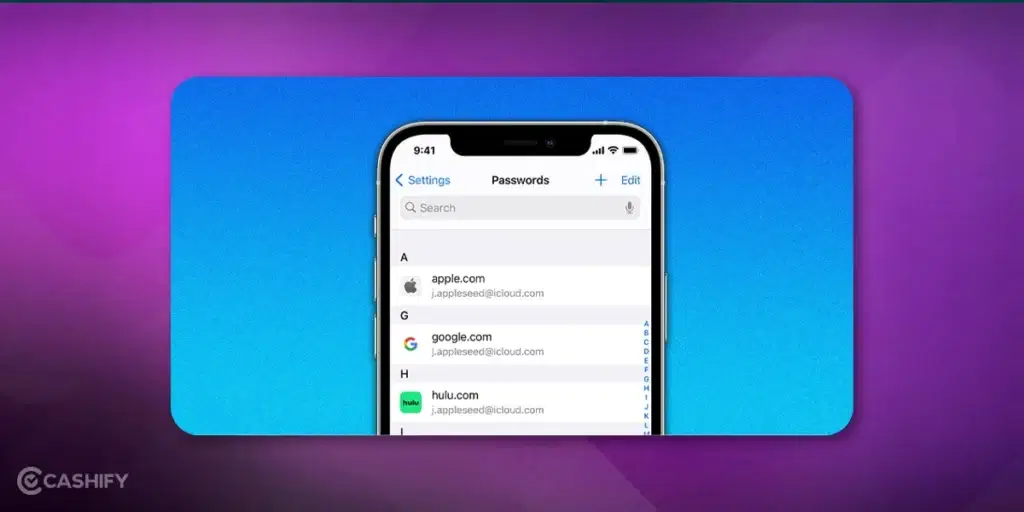 passwords app ios18
