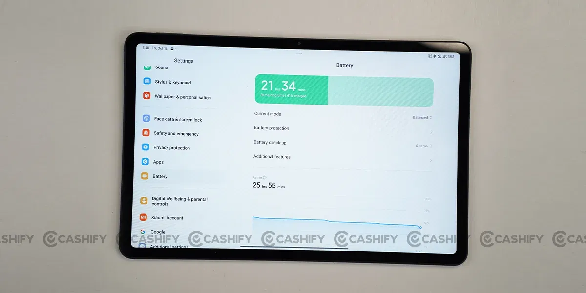 Redmi Pad Pro 5G review: Battery