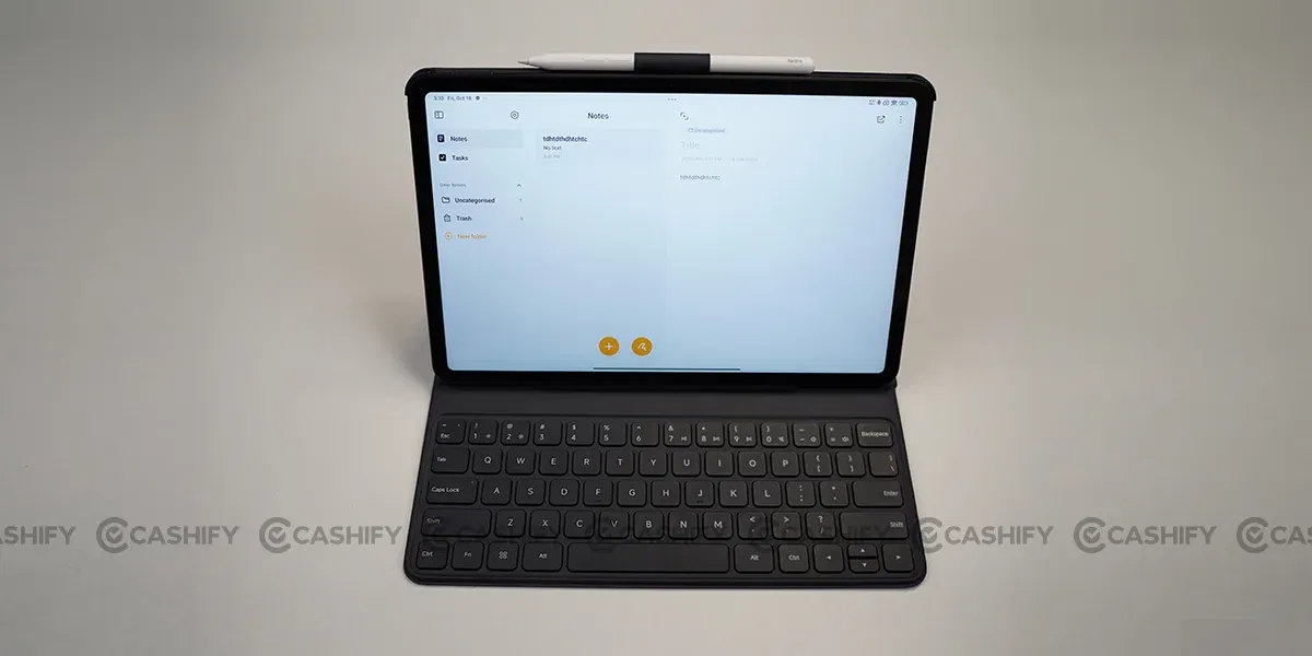 Redmi Pad Pro 5G review: Keyboard and Stylus