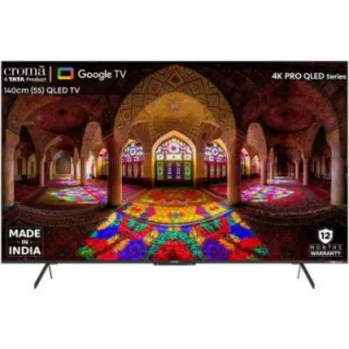 Croma CREL055UGC024603 55 inch (139 cm) QLED 4K