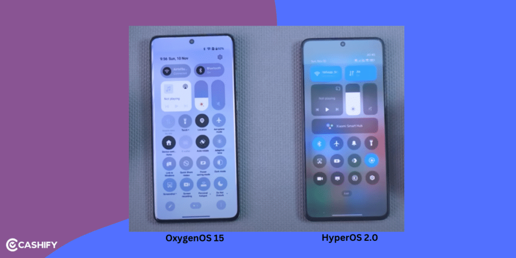 OxygenOS 15 Vs. HyperOS 2.0 design