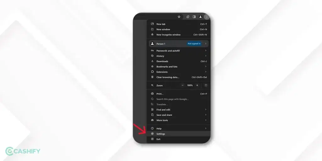 Step to change Google Chrome Download Location - Step -3
