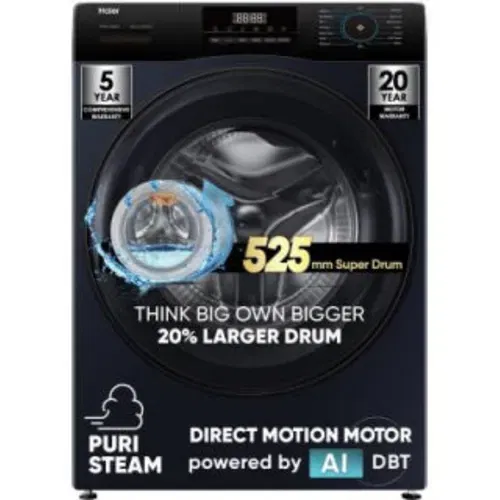 Haier EFL90-DM14IBIEBK 9 Kg Fully Automatic Front Load Front