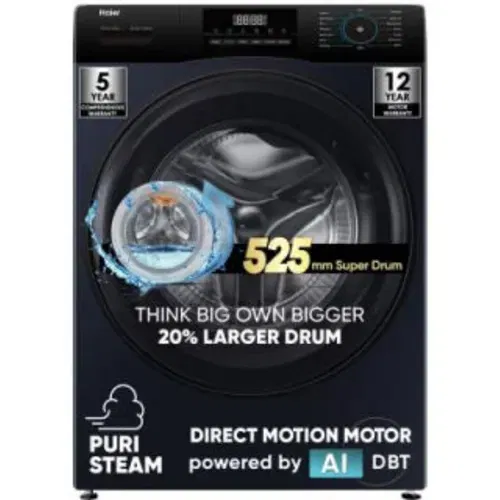 Haier EFL80-IM12IBIEBK 8 Kg Fully Automatic Front Load Front