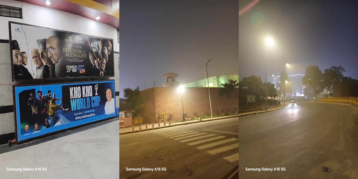 Samsung Galaxy A16 5G Night Sample 3