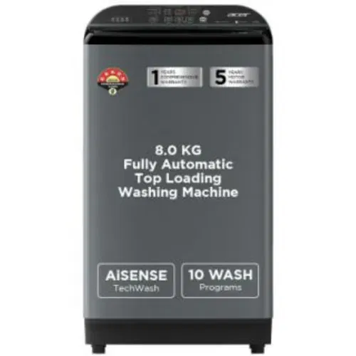 Acer AR80QFATLH1C1IG24D 8 Kg Fully Automatic Top Load Front