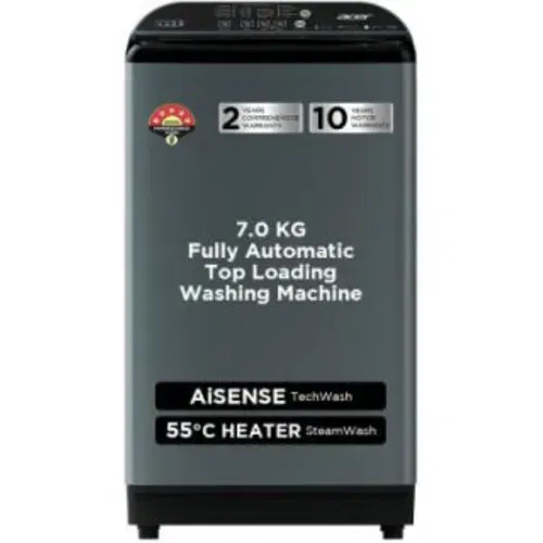 Acer AR70HFATLH2C2IG24D 7 Kg Fully Automatic Top Load Front