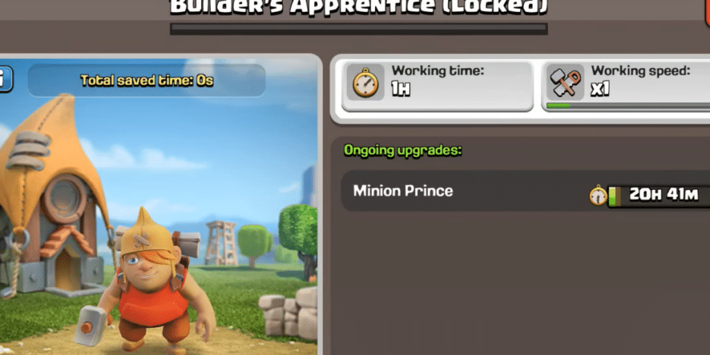 Builder Apprentice Upgrade Cost